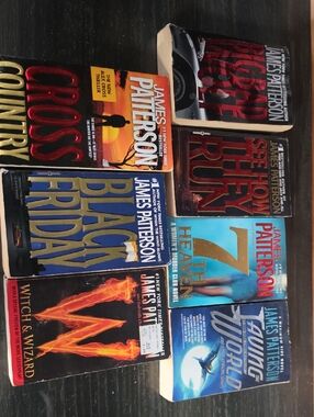 James Patterson Paperback Book Lot - Assorted